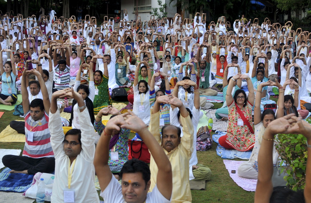 In occasione dell'International Yoga Day in tutto il mondo sono previste lezioni